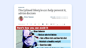 Desciplined Lifestyle Can Prevent Cancer